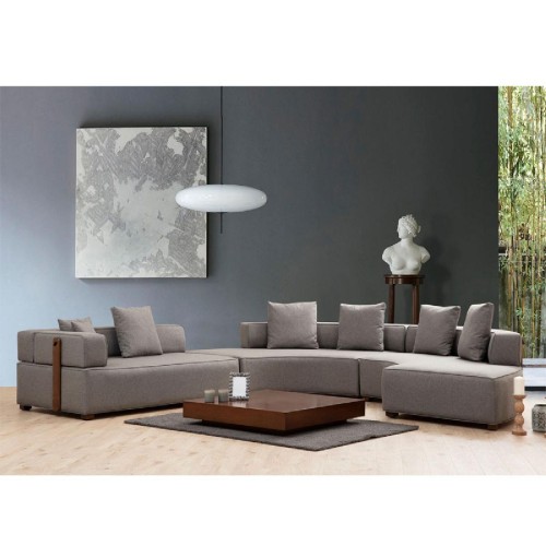 Γωνιακός καναπές με αριστερή γωνία PWF-0600 pakoworld ύφασμα γκρι 360/300x70εκ Γωνιακός καναπές με αριστερή γωνία PWF-0600 pakoworld ύφασμα γκρι 360/300x70εκ