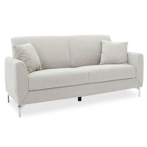 Καναπές 3θέσιος Chet pakoworld ύφασμα γκρι 190x79x89εκ Καναπές 3θέσιος Chet pakoworld ύφασμα γκρι 190x79x89εκ