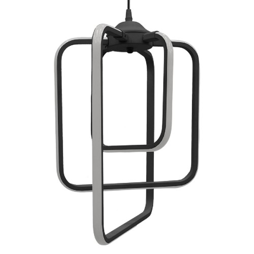 Φωτιστικό οροφής τρίφωτο PWL-0988 pakoworld LED μαύρο 40x40x80εκ Φωτιστικό οροφής τρίφωτο PWL-0988 pakoworld LED μαύρο 40x40x80εκ