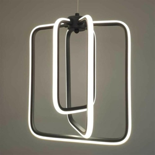 Φωτιστικό οροφής τρίφωτο PWL-0988 pakoworld LED μαύρο 40x40x80εκ Φωτιστικό οροφής τρίφωτο PWL-0988 pakoworld LED μαύρο 40x40x80εκ