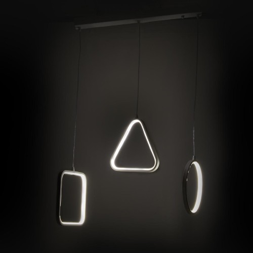 Φωτιστικό οροφής τρίφωτο PWL-0990 pakoworld LED 60W λευκό 70x10x100εκ Φωτιστικό οροφής τρίφωτο PWL-0990 pakoworld LED 60W λευκό 70x10x100εκ