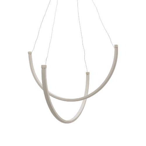 Φωτιστικό οροφής δίφωτο PWL-0993 pakoworld LED λευκό Φ50x90εκ Φωτιστικό οροφής δίφωτο PWL-0993 pakoworld LED λευκό Φ50x90εκ