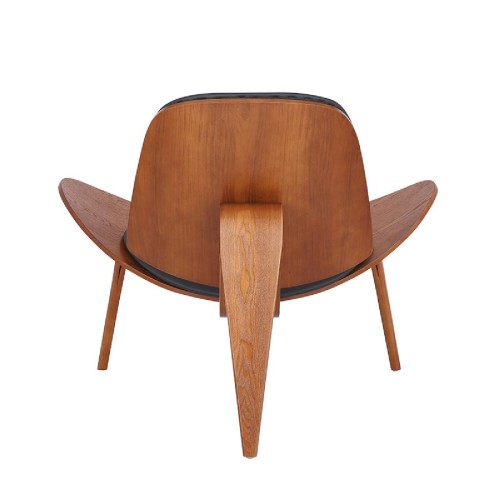 Πολυθρόνα Vilma pakoworld PU μαύρο-καρυδί 90x73x75εκ Πολυθρόνα Vilma pakoworld PU μαύρο-καρυδί 90x73x75εκ