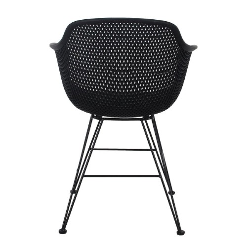 Πολυθρόνα Beck pakoworld PP-μέταλλο χρώμα μαύρο Πολυθρόνα Beck pakoworld PP-μέταλλο χρώμα μαύρο