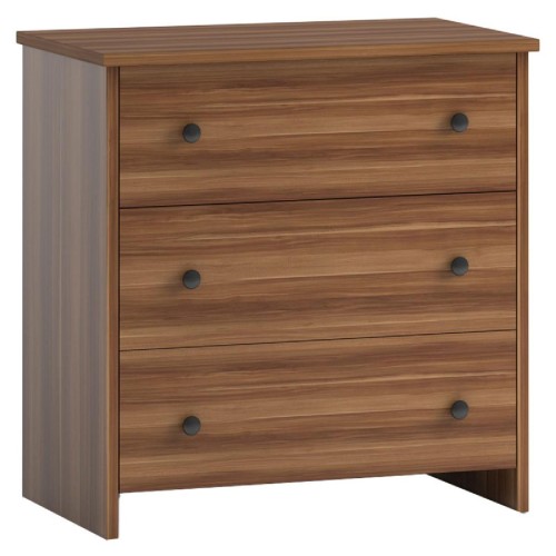 Συρταριέρα Remy pakoworld 3ων συρταριών καρυδί 65x38.5x67εκ Συρταριέρα Remy pakoworld 3ων συρταριών καρυδί 65x38.5x67εκ