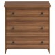 Συρταριέρα Remy pakoworld 3ων συρταριών καρυδί 65x38.5x67εκ