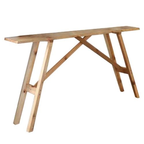 Κονσόλα Roosevelt pakoworld φυσικό ξύλο πεύκου 35mm καρυδί 119x29x80εκ Κονσόλα Roosevelt pakoworld φυσικό ξύλο πεύκου 35mm καρυδί 119x29x80εκ