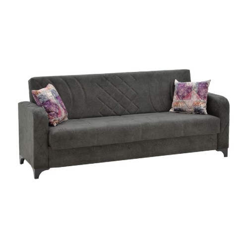 Καναπές - κρεβάτι Jareth pakoworld 3θέσιος ύφασμα ανθρακί 210x87x70εκ Καναπές - κρεβάτι Jareth pakoworld 3θέσιος ύφασμα ανθρακί 210x87x70εκ