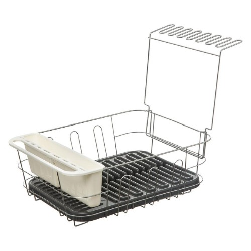 Πιατοθήκη Jabin pakoworld inox μαύρο 44x38x16,5εκ Πιατοθήκη Jabin pakoworld inox μαύρο 44x38x16,5εκ