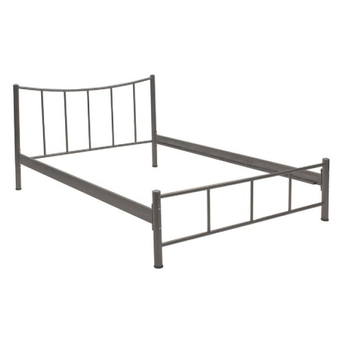 Κρεβάτι διπλό PWF-0652 pakoworld μεταλλικό χρώμα γκρι σφυρήλατο 150x200εκ Κρεβάτι διπλό PWF-0652 pakoworld μεταλλικό χρώμα γκρι σφυρήλατο 150x200εκ