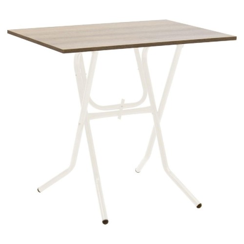 Τραπέζι PWF-0643 pakoworld πτυσσόμενο σταχτί-πόδι εκρού 80x60x75εκ Τραπέζι PWF-0643 pakoworld πτυσσόμενο σταχτί-πόδι εκρού 80x60x75εκ