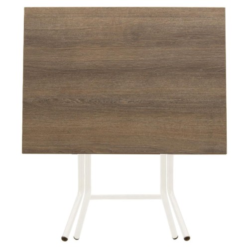 Τραπέζι PWF-0643 pakoworld πτυσσόμενο σταχτί-πόδι εκρού 80x60x75εκ Τραπέζι PWF-0643 pakoworld πτυσσόμενο σταχτί-πόδι εκρού 80x60x75εκ