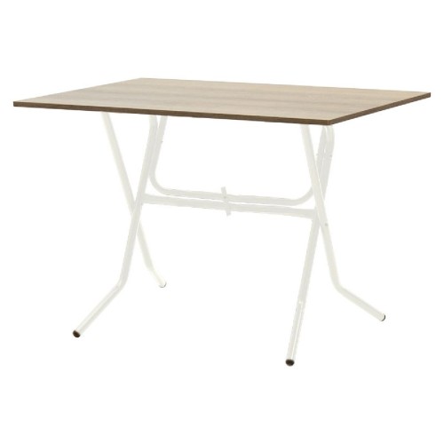 Τραπέζι PWF-0643 pakoworld πτυσσόμενο σταχτί-πόδι εκρού 100x60x75εκ Τραπέζι PWF-0643 pakoworld πτυσσόμενο σταχτί-πόδι εκρού 100x60x75εκ