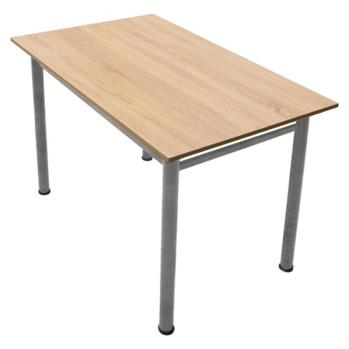 Τραπέζι PWF-0644 pakoworld δρυς-πόδι γκρι σφυρήλατο 110x70x77εκ Τραπέζι PWF-0644 pakoworld δρυς-πόδι γκρι σφυρήλατο 110x70x77εκ