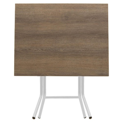 Τραπέζι Liam pakoworld πτυσσόμενο σταχτί-πόδι λευκό 70x50x75εκ Τραπέζι Liam pakoworld πτυσσόμενο σταχτί-πόδι λευκό 70x50x75εκ