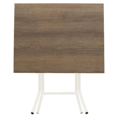 Τραπέζι Liam pakoworld πτυσσόμενο σταχτί-πόδι εκρού 70x50x75εκ Τραπέζι Liam pakoworld πτυσσόμενο σταχτί-πόδι εκρού 70x50x75εκ