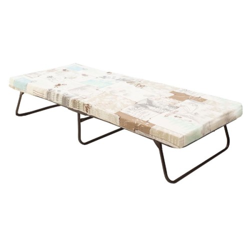 Ράντζο-κρεβάτι μονό Xander pakoworld μεταλλικό με λάττες 6εκ στρώμα 182x80εκ Ράντζο-κρεβάτι μονό Xander pakoworld μεταλλικό με λάττες 6εκ στρώμα 182x80εκ